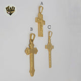 (4-2341) Stainless Steel - Cross Pendants.