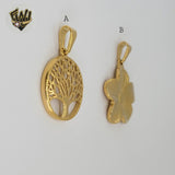 (4-2017) Stainless Steel - Carved Pendants.