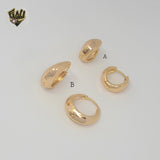 (1-2516) Gold Laminate Hoops - BGO