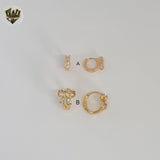 (1-2615) Gold Laminate - Zircon Huggies - BGO