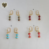 (1-1070-1) Gold Laminate Earrings - BGF