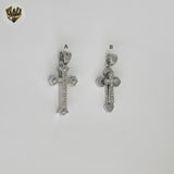 (4-2341-1) Stainless Steel - Cross Pendants.