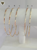 (1-4017-2) Gold Laminate - 2mm Three Tone Bangles - Dozen - BGO