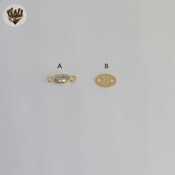 (64-2) Relleno de oro - Conectores - Fabricación de joyas.