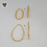 (1-2612-1) Gold Laminate Hoops - BGO
