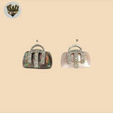 (2-1600) 925 Sterling Silver -   Stones Purse Pendants.