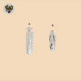 (2-1606) 925 Sterling Silver -   Hallow Purse Pendants.