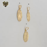 (1-2301)Gold Laminate - Religious Medal Pendants - BGF