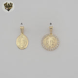 (1-2215) Gold Laminate - Religious Pendants - BGF