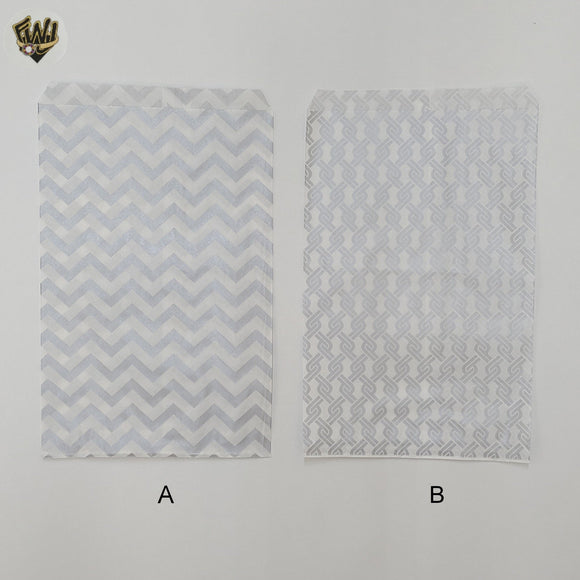 (Suministros-15) Bolsas de papel para regalo - 9x6 pulgadas - Paquete de 100