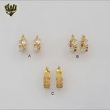 (1-2659-1) Gold Laminate Hoops - BGO