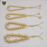 (MBRA-11) Gold Laminate - Balls Bracelets - BGF