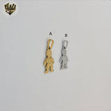 (4-2037) Stainless Steel - Little Boy Pendants.
