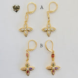 (1-1188-1) Laminado de Oro - Pendientes Largos - BGF