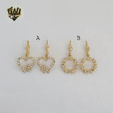 (1-1204-1) Laminado Oro - Pendientes Largos - BGF