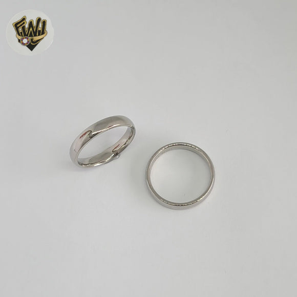 (4-0004) Stainless Steel - Classic Band Ring.