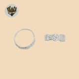 (2-5055-1) 925 Sterling Silver - Travel Band Ring