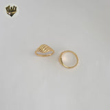 (1-3005-3) Gold Laminate - Croissant Ring - BGF