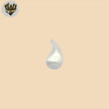(2-1660) 925 Sterling Silver - Hallow Tear Drop Pendant.