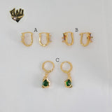 (1-2640) Gold Laminate Hoops - BGO