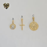 (1-2204) Gold Laminate Pendants - BGF