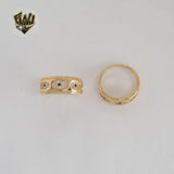 (1-3007-3) Laminado de Oro - Anillo Mal de Ojo - BGF