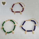 (MBRA-15) Gold Laminate - Sea Charms Bracelet - BGF