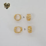 (1-2523) Gold Laminate - Small Huggies - BGO