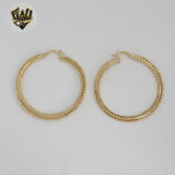 (1-2752-2) Gold Laminate - Carved Hoops - BGO