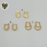 (1-2531-1) Gold Laminate Hoops - BGO