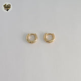 (1-2513-2) Gold Laminate - Small Plain Huggies - BGF