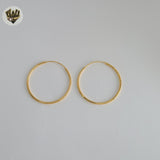 (1-2872) Gold Laminate - Plain Huggies - BGO