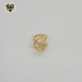 (1-2526-4) Gold Laminate - Triple Cuff Earring - BGF
