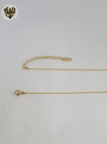 (4-7038) Acero inoxidable - Collar de eslabones Rolo de 1 mm - 18".
