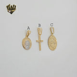(1-2204) Gold Laminate Pendants - BGF