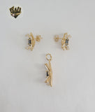 (1-6076-1) Gold Laminate - Zircon Star Set - BGO