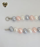 (MSET-34) Gold Plated - 16mm Mallorca Pearls Necklace - 18"