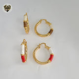 (1-2738-1) Laminado Oro - Aros Coloridos - BGO