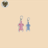 (2-1692) 925 Sterling Silver - Nacar Turtles Pendants.