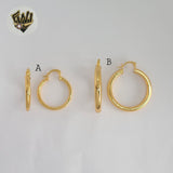 (1-2823-1) Gold Laminate - Plain Hoops - BGO
