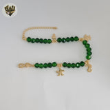 (MBRA-15) Gold Laminate - Sea Charms Bracelet - BGF