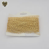 (mfin-Roll-5) Gold Filled Findings - Open Link Rolls - BGF