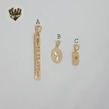 (1-2120) Gold Laminate - Small Pendants - BGF