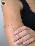 (1-4084) Gold Laminate - 1.5mm Upper Arm Cuff  - BGF