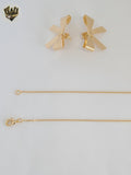 (1-6187) Gold Laminate -  Bow Set - BGF