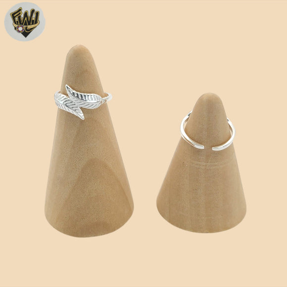 (2-5296-1) 925 Sterling Silver - Leaf Toe Ring.