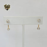 (1-1152-1) Gold Laminate Earrings - BGF