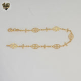 (1-0792) Gold Laminate - Religious Bracelet - BGF