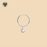 (2-5088-2) 925 Sterling Silver - Sun Zircon Ring