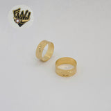 (1-3039-3) Laminado Oro - Anillos Tallados - BGF
